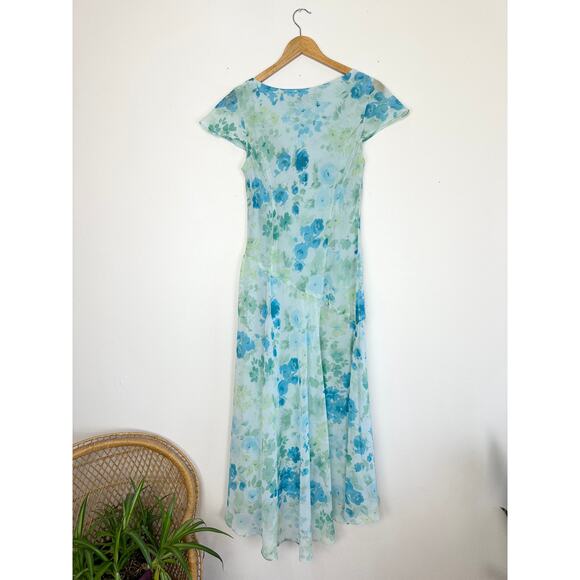 Y2K Asymmetrical Fairycore Midi Dress size 10 - Picture 6 of 15